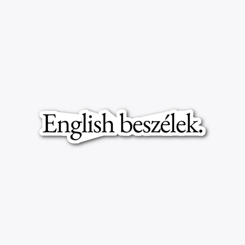 English beszélek.